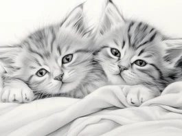 Free Printable Cute Realistic Kitten Coloring Pages 2024 cat coloring page