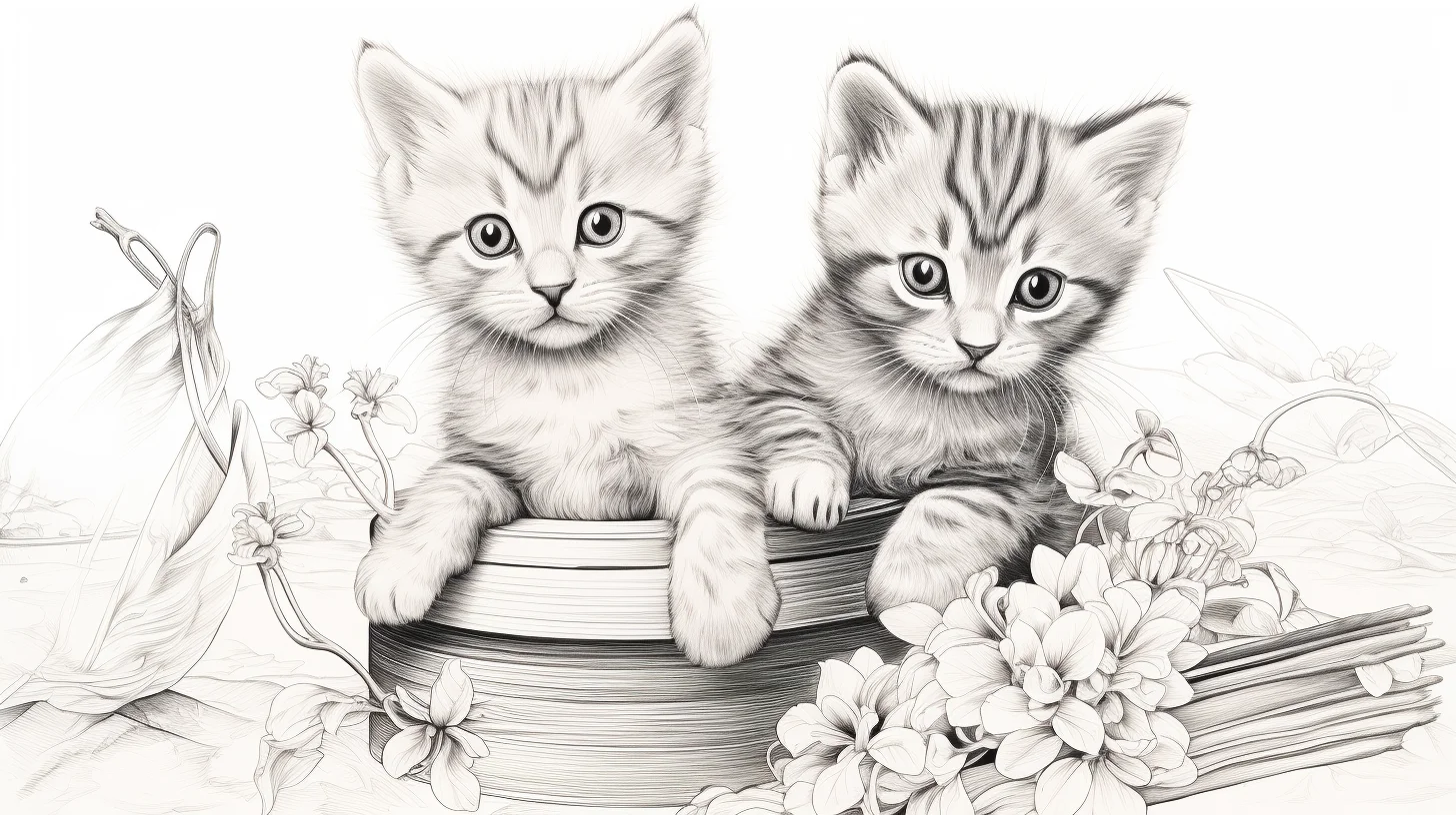 cat coloring pages to print