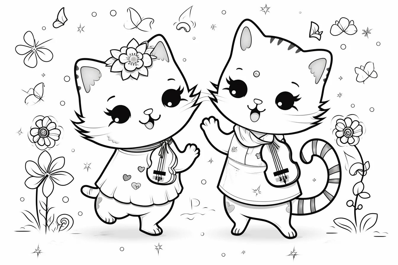 cat coloring pages to print