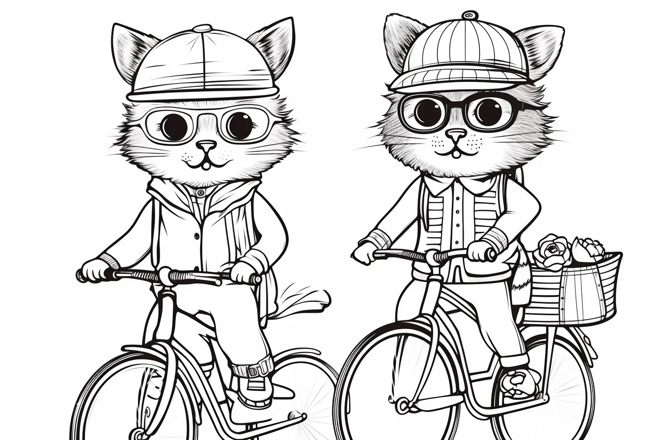 cats coloring pages printable