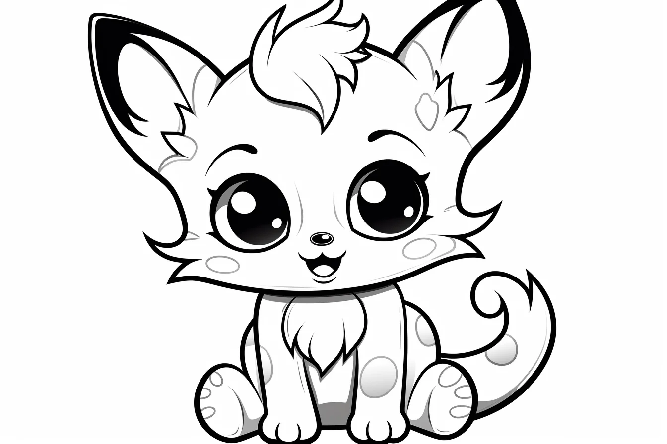 Free Printable Easy Cute Animal Coloring Pages