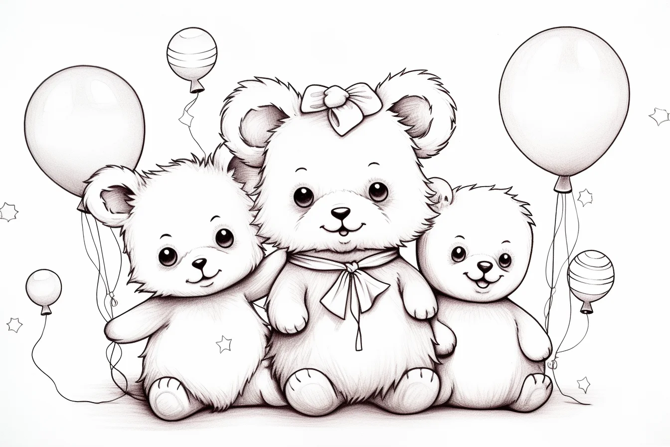 cute animal colouring pages free