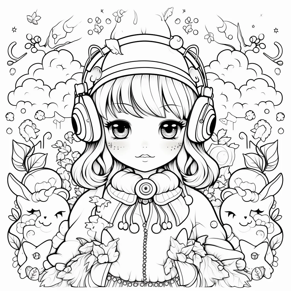 cute girl coloring pages printable