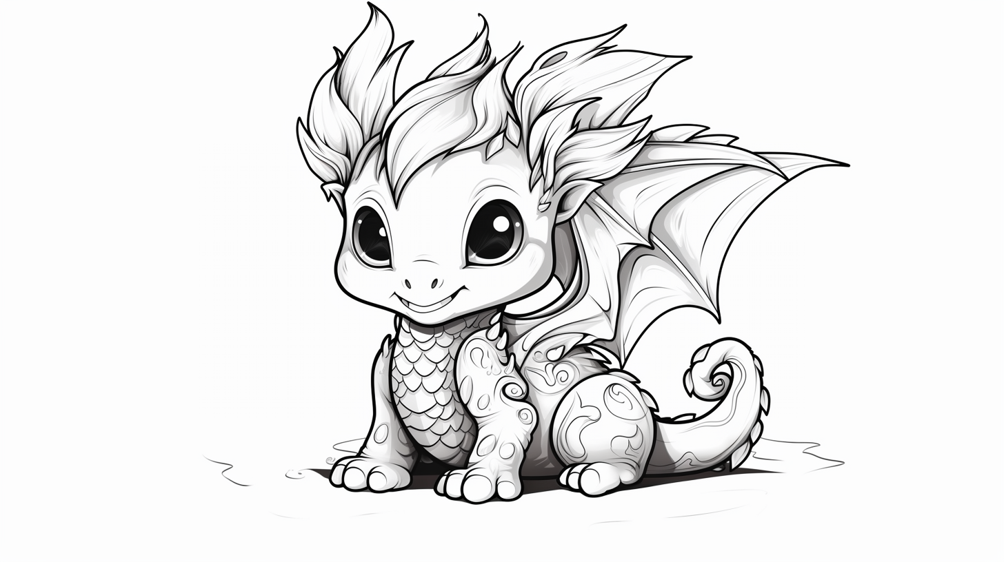 dragon coloring pages for free