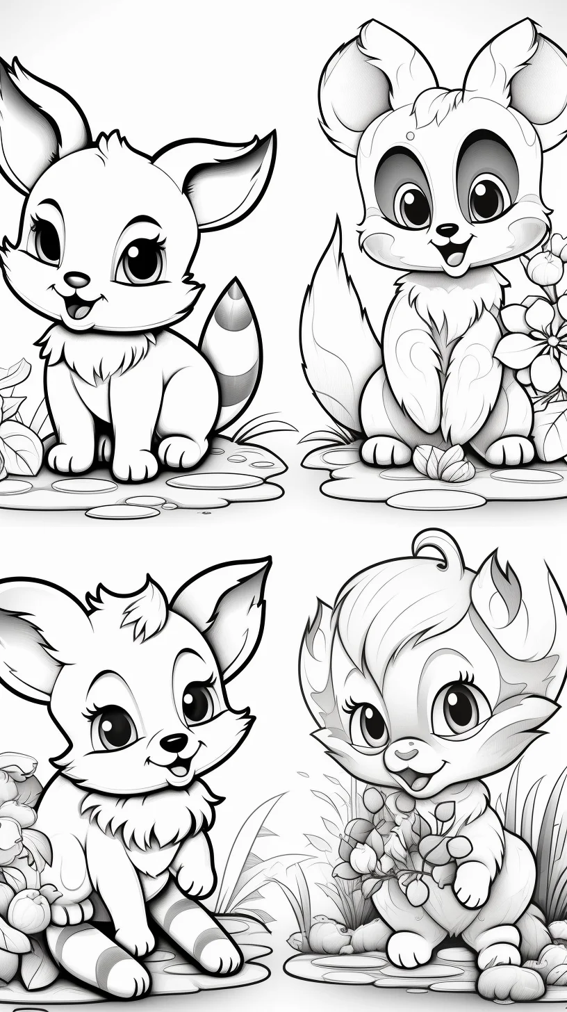 Free Printable Easy, Cute Coloring Pages for Kids