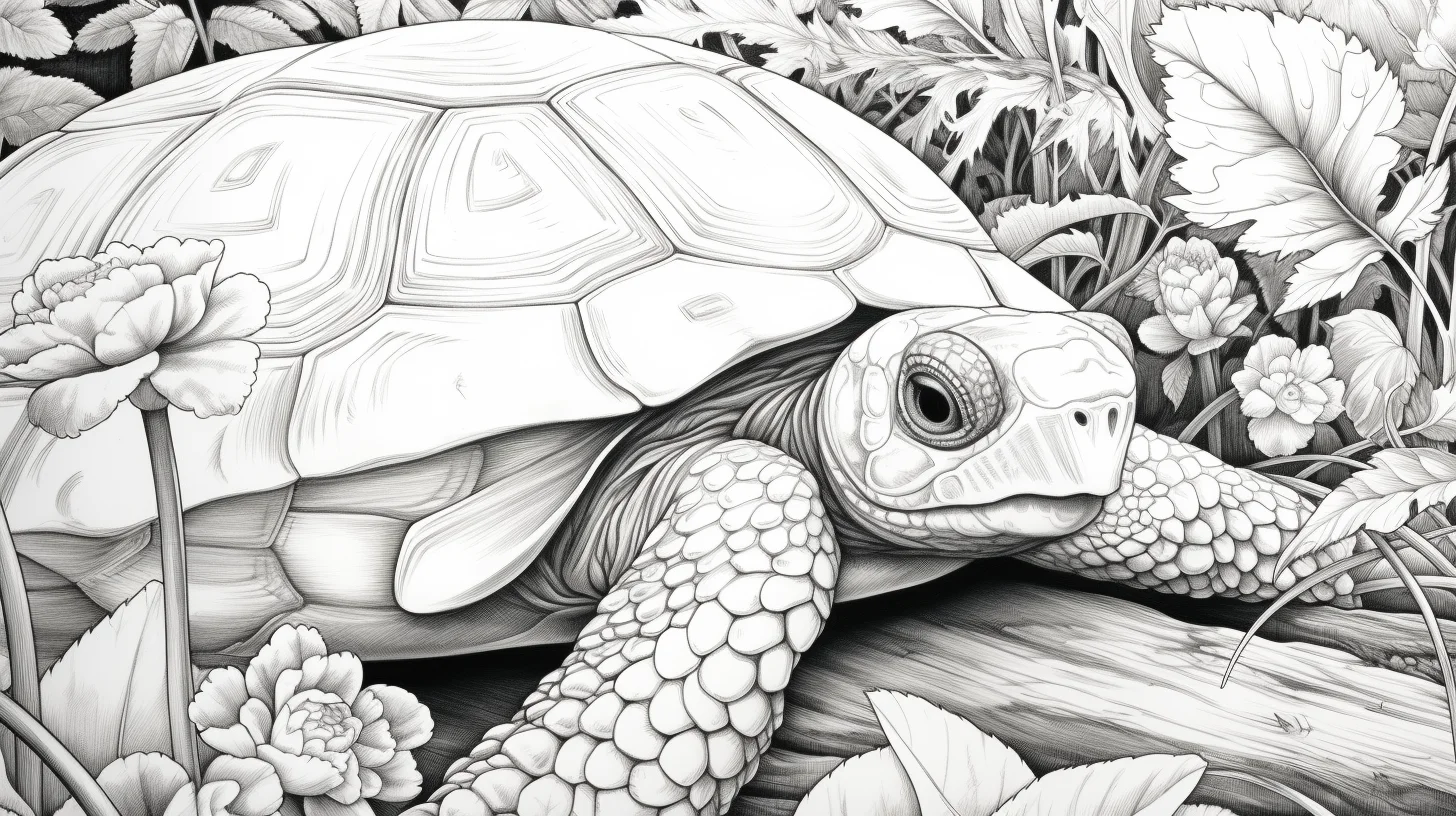 easy nature coloring pages