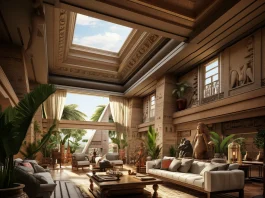 egyptian living room ideas