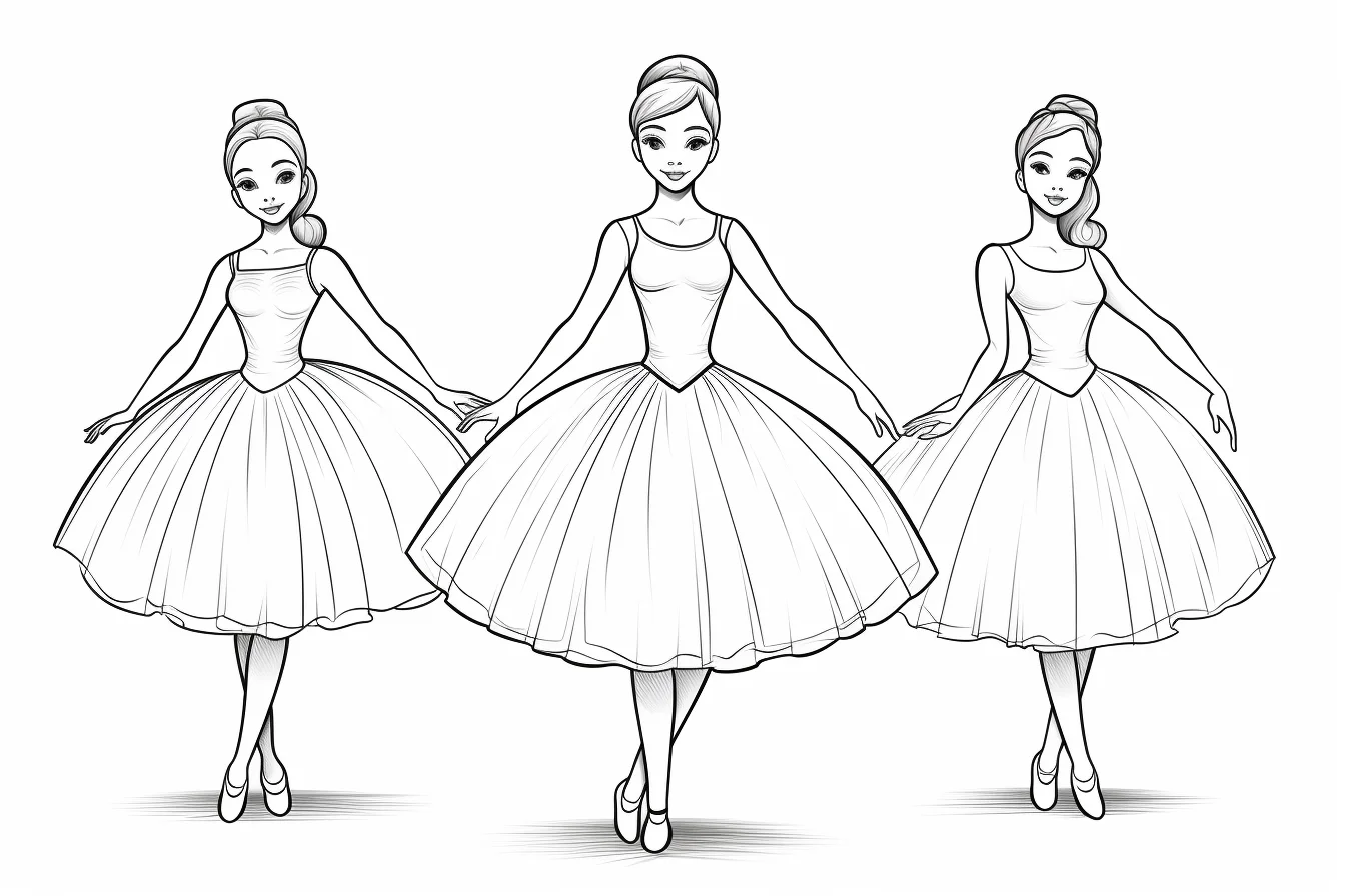 free ballerina coloring pages for girls