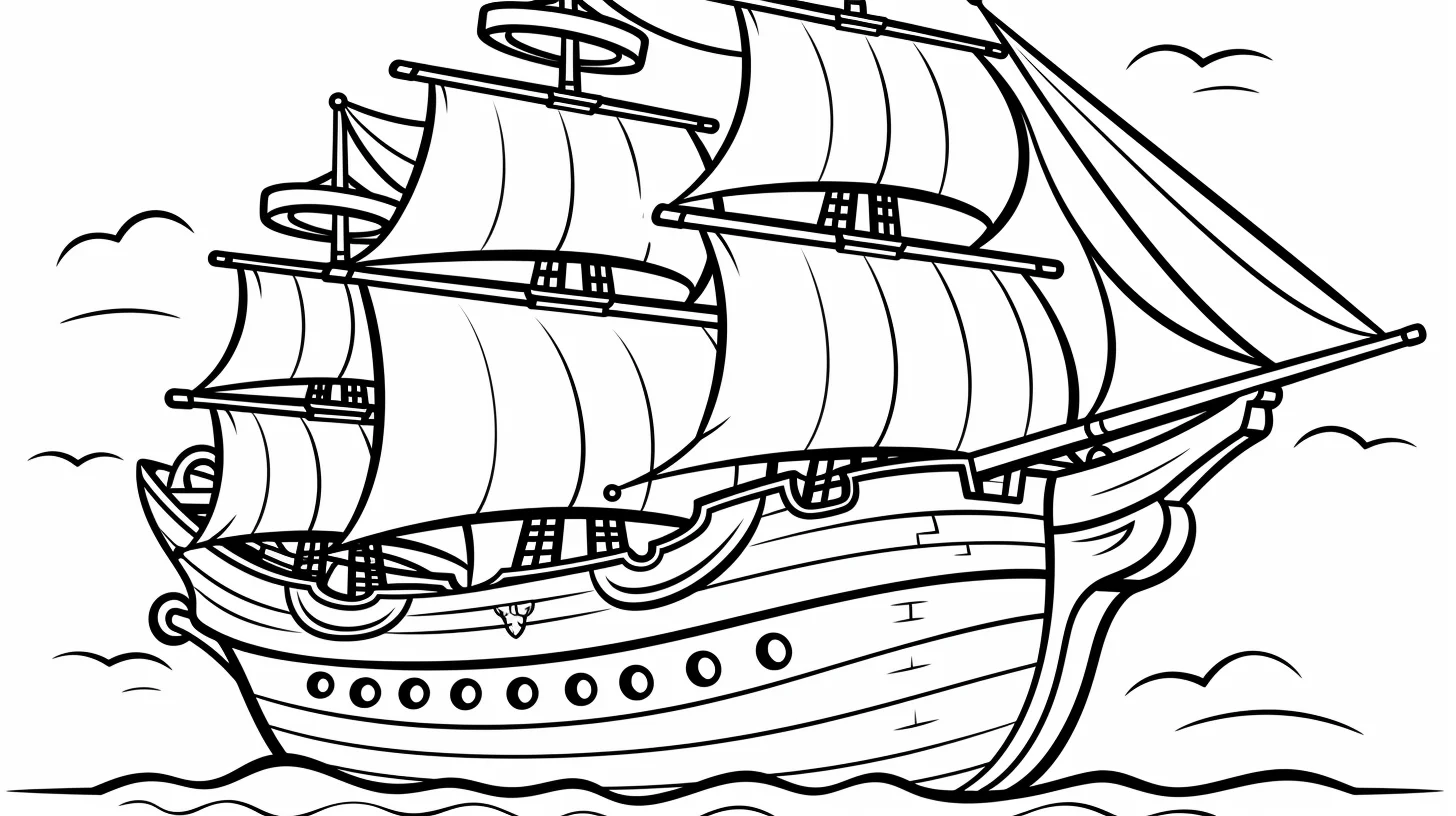 free pirate colouring printables