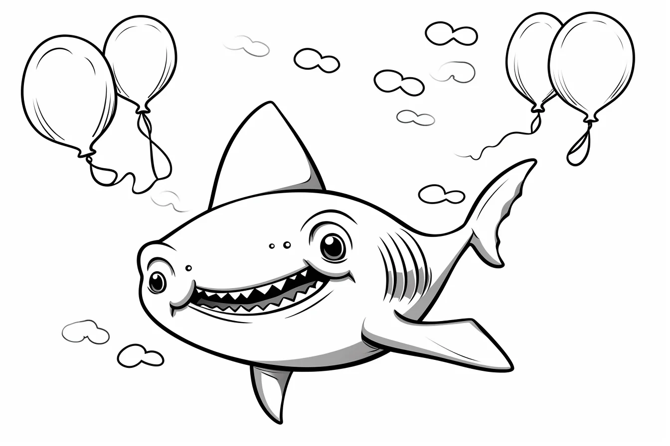 free printable baby shark coloring pages for kids