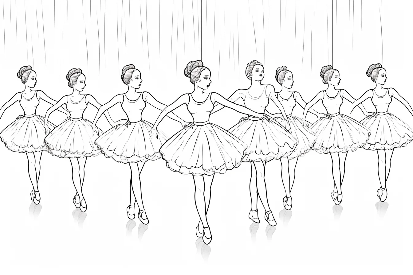 free printable ballerina coloring pages for kids