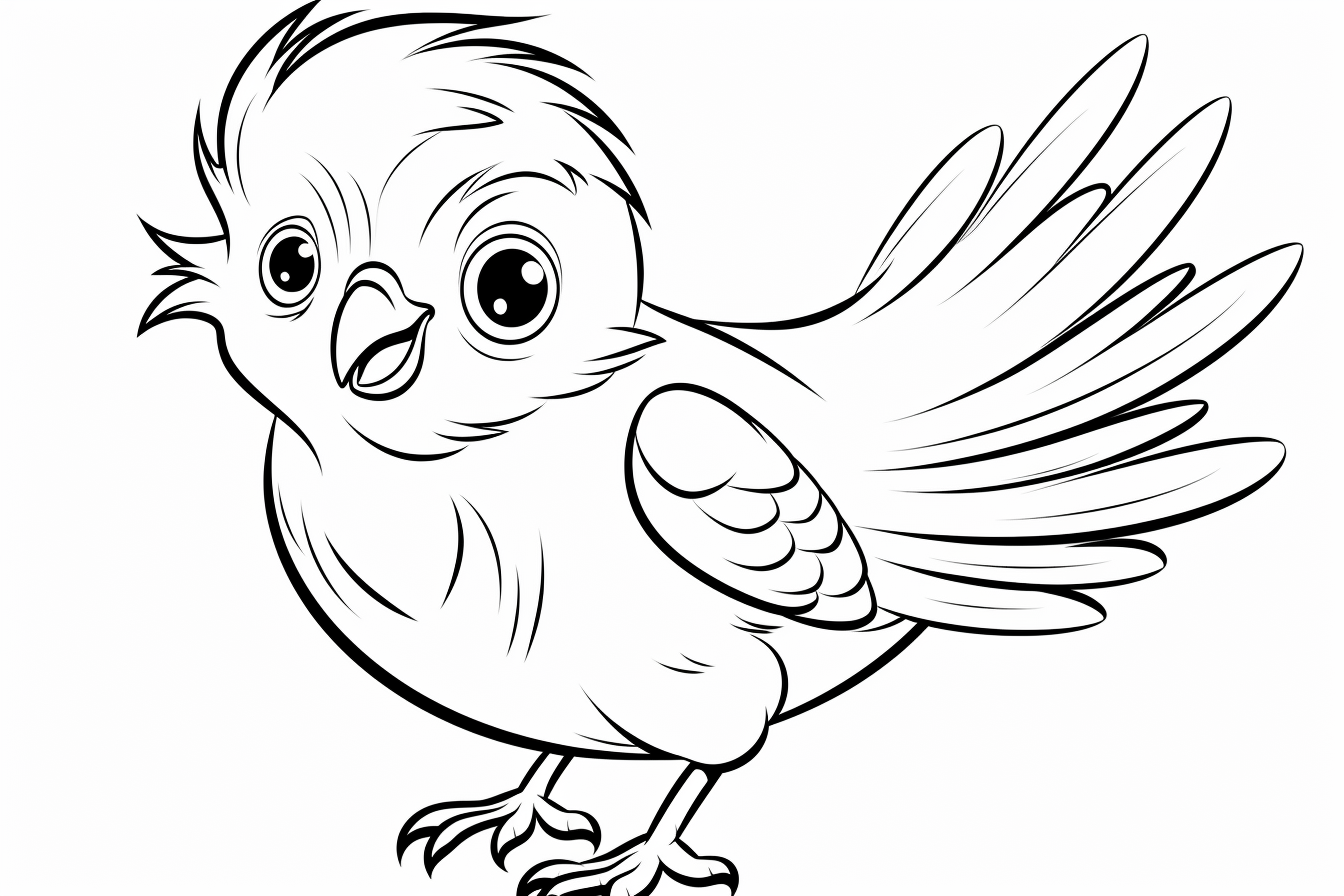 free printable bird sheet coloring pages