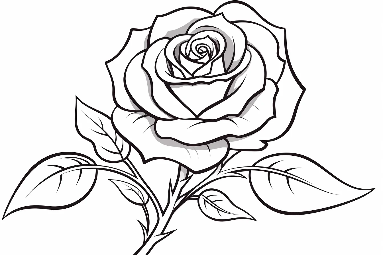 free printable coloring pages flowers roses