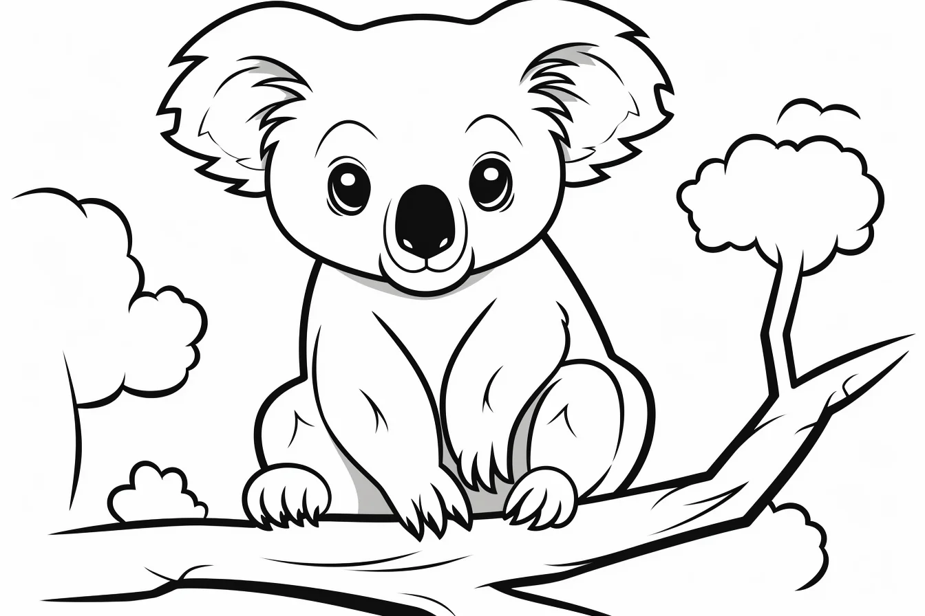 free printable coloring pages koala bear