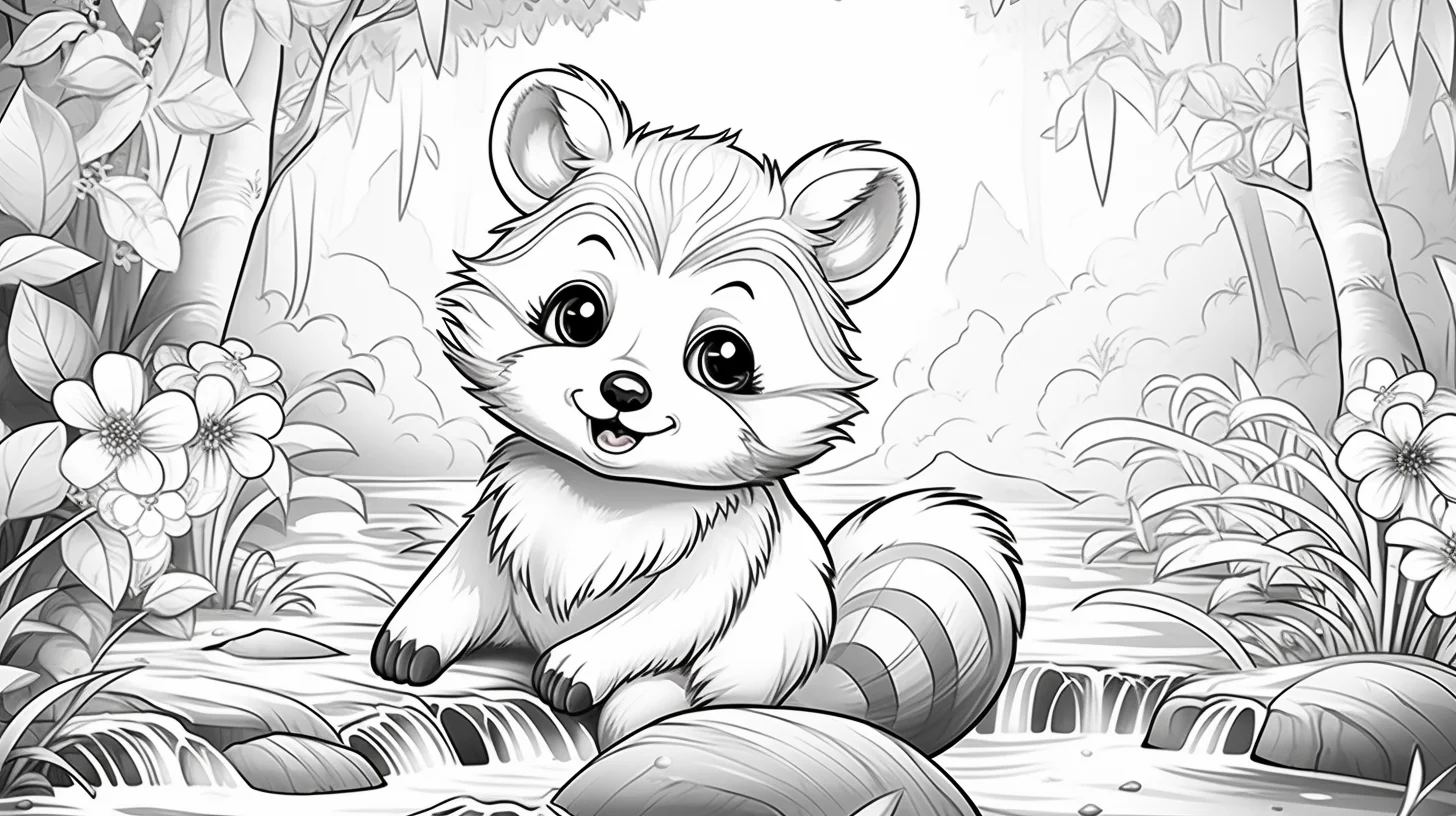 free printable jungle animal coloring pages