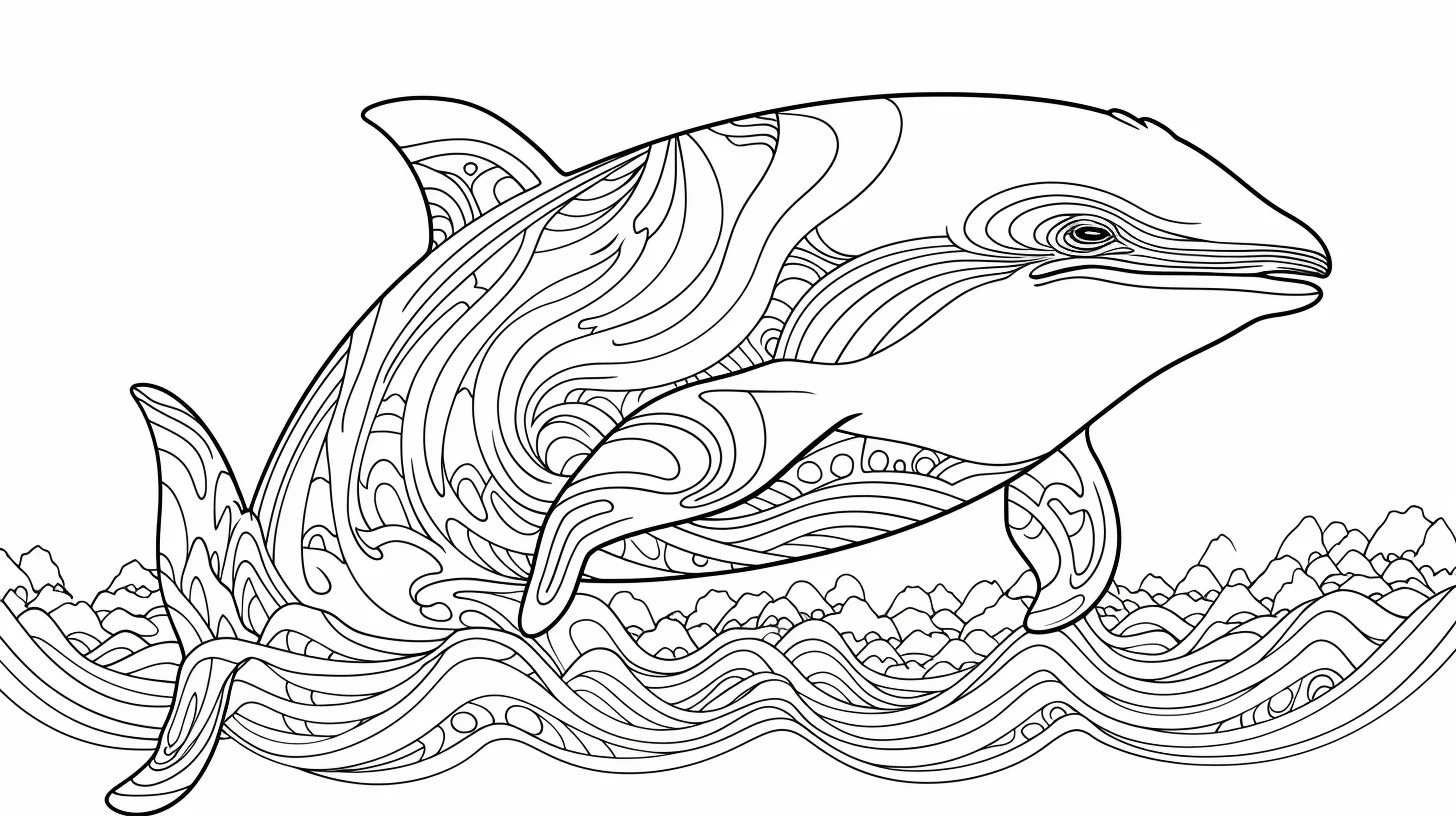 free printable orca coloring pages for adults