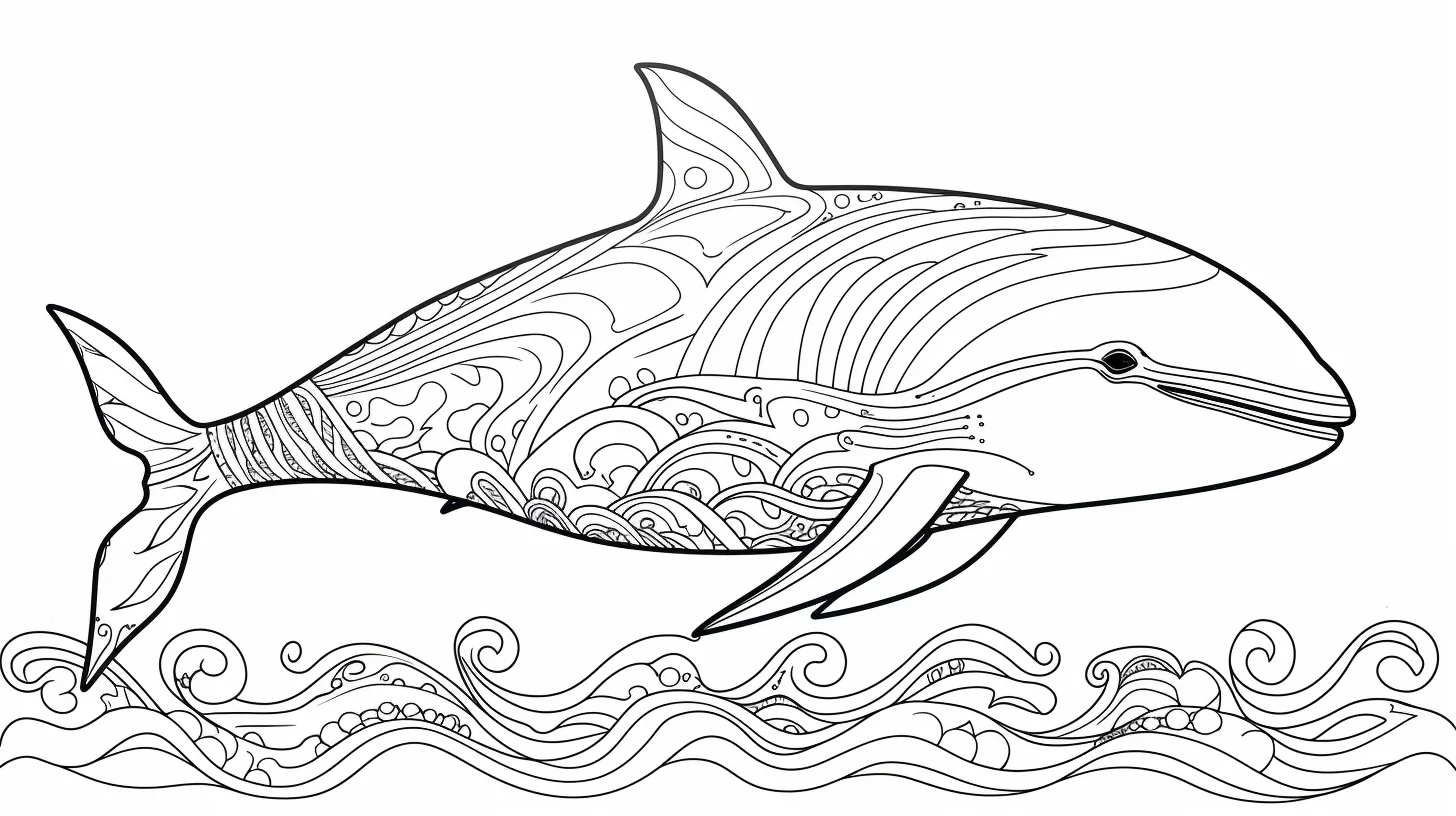 free printable orca coloring pages for kids