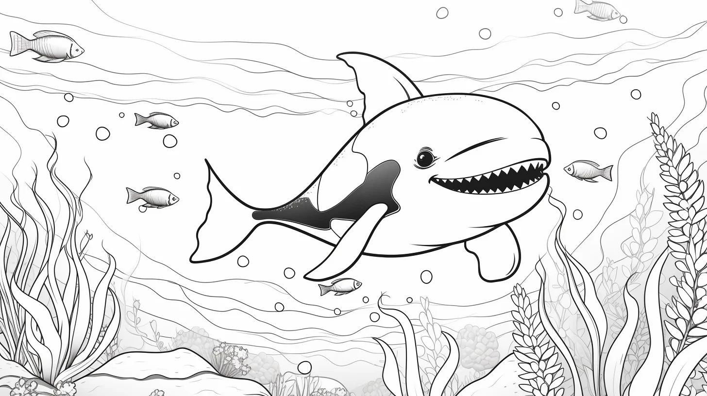 free printable orca coloring pages for preschoolers