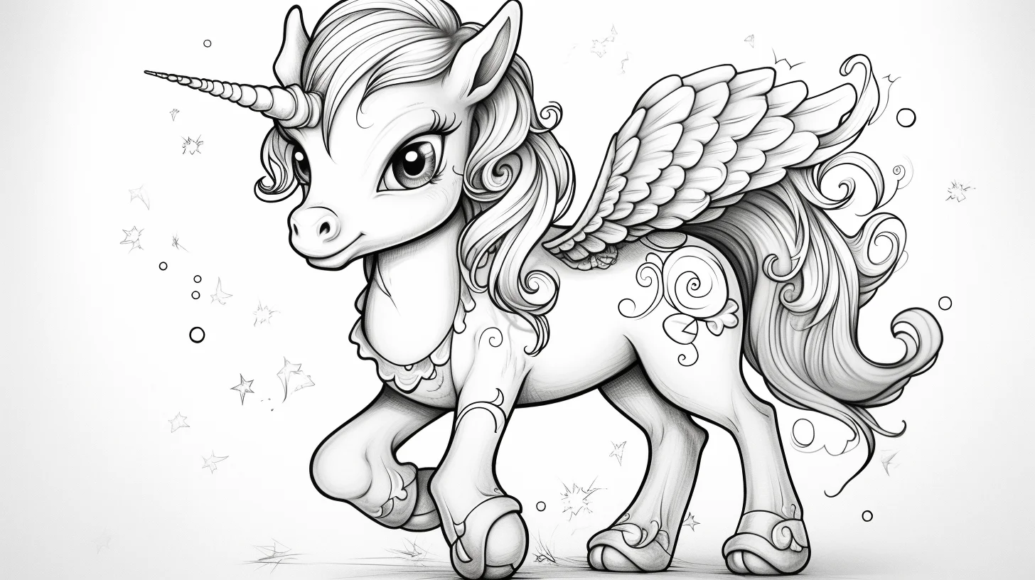 free printable unicorn coloring pages