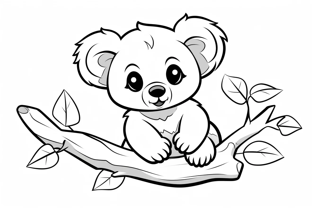 koala coloring pages for adults
