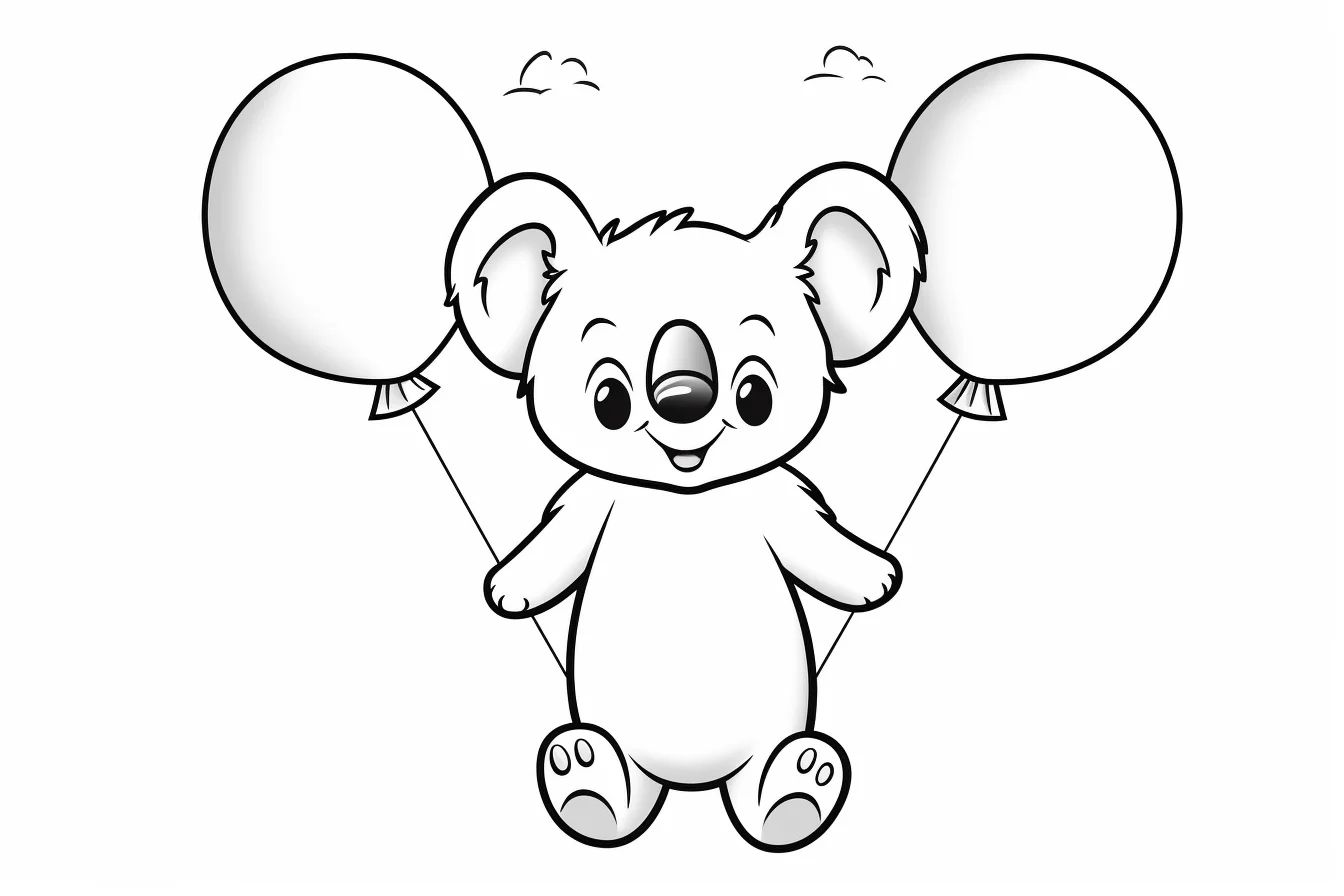 koala coloring pages free