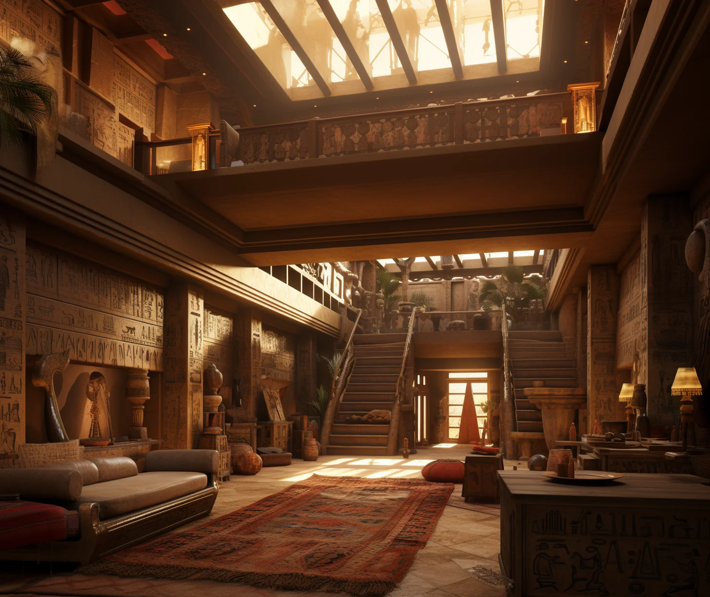 living room modern egyptian interior design concept