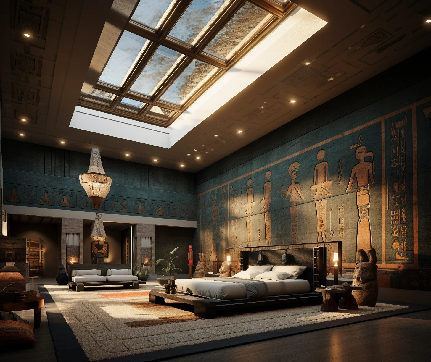 modern egyptian bedroom design