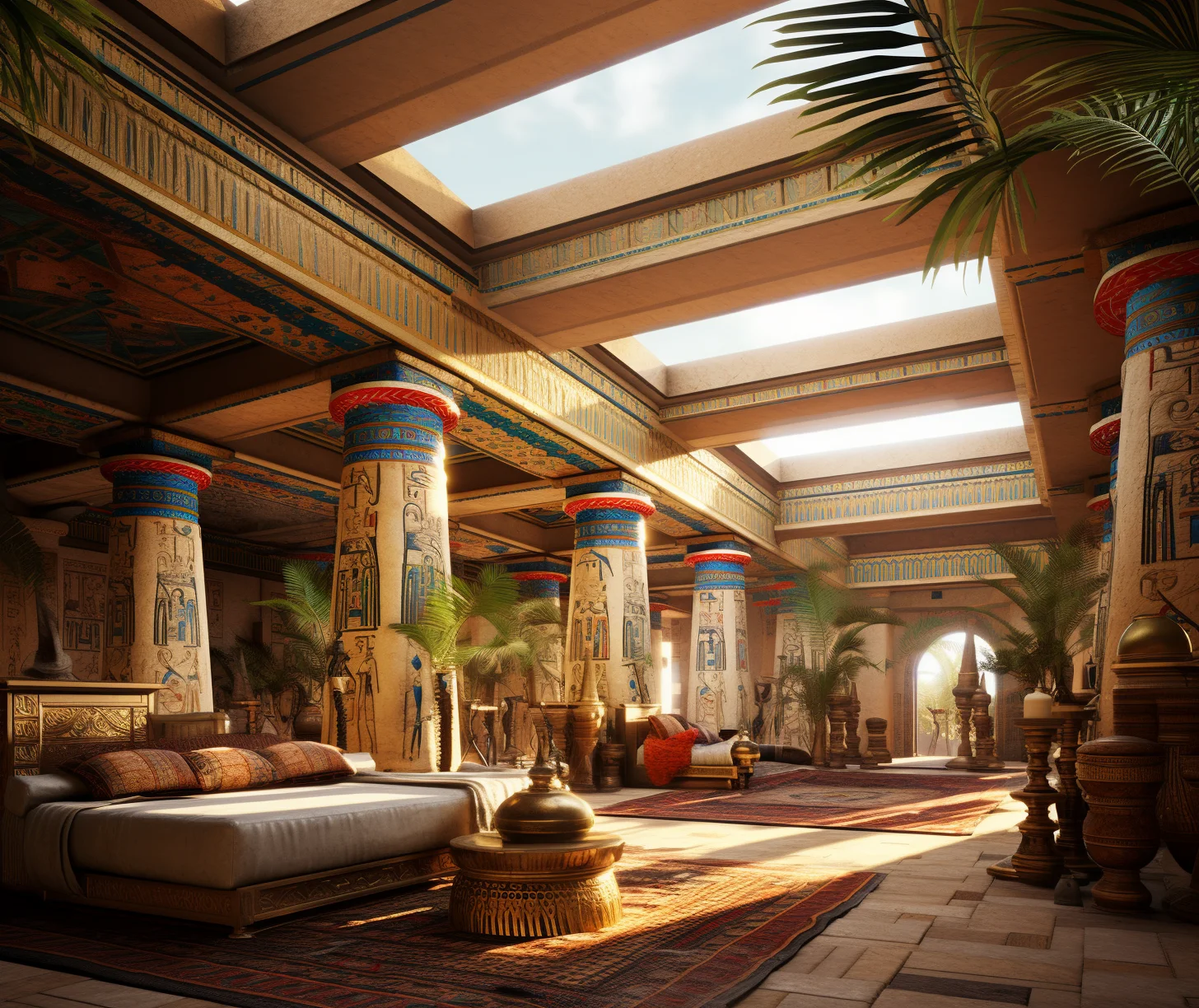 modern egyptian bedroom interior design