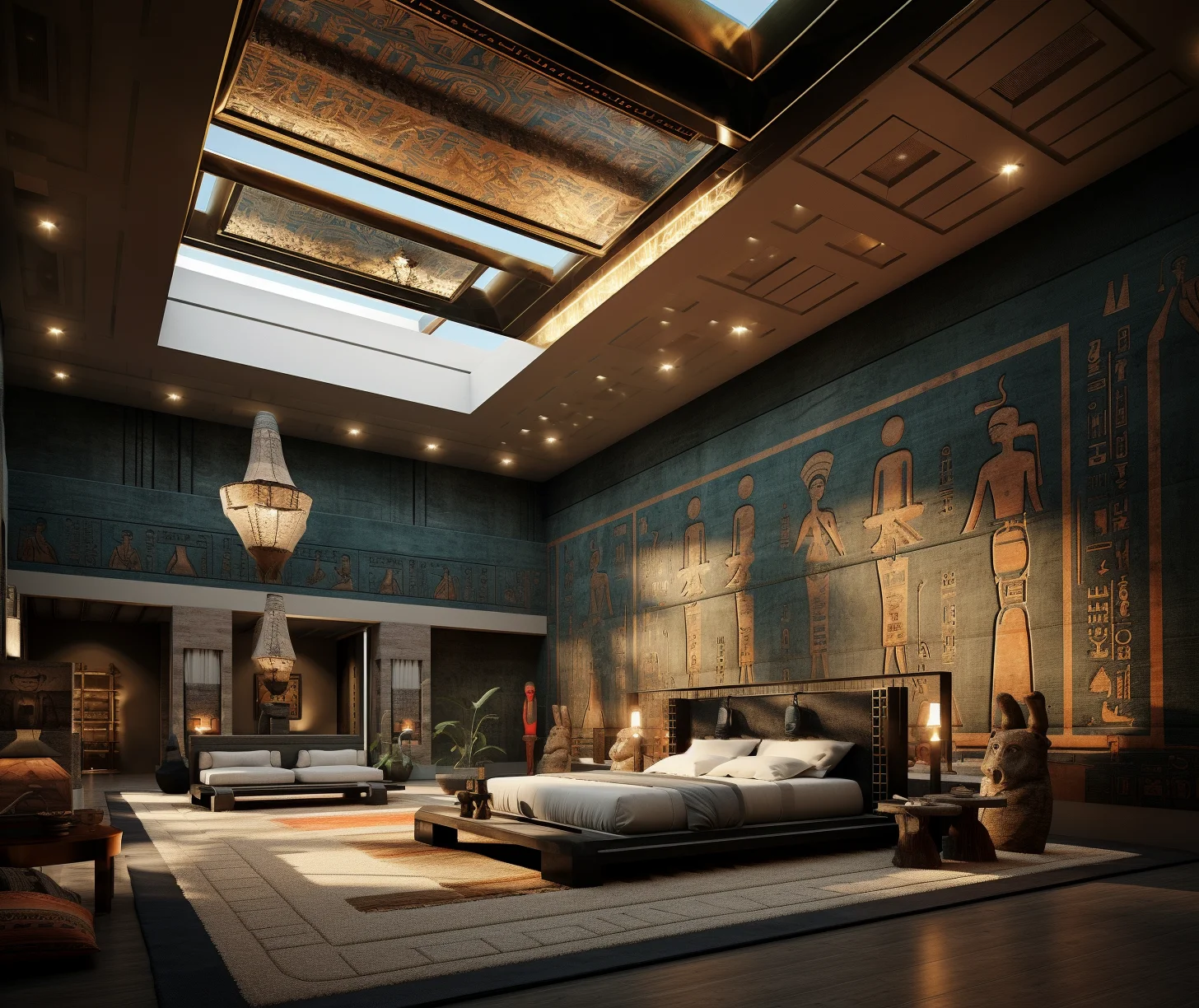 modern egyptian bedroom