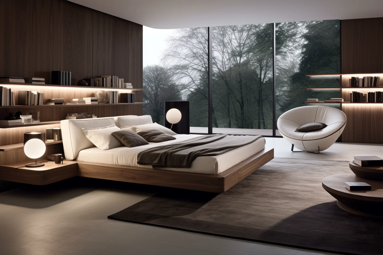 modern italian style bedroom