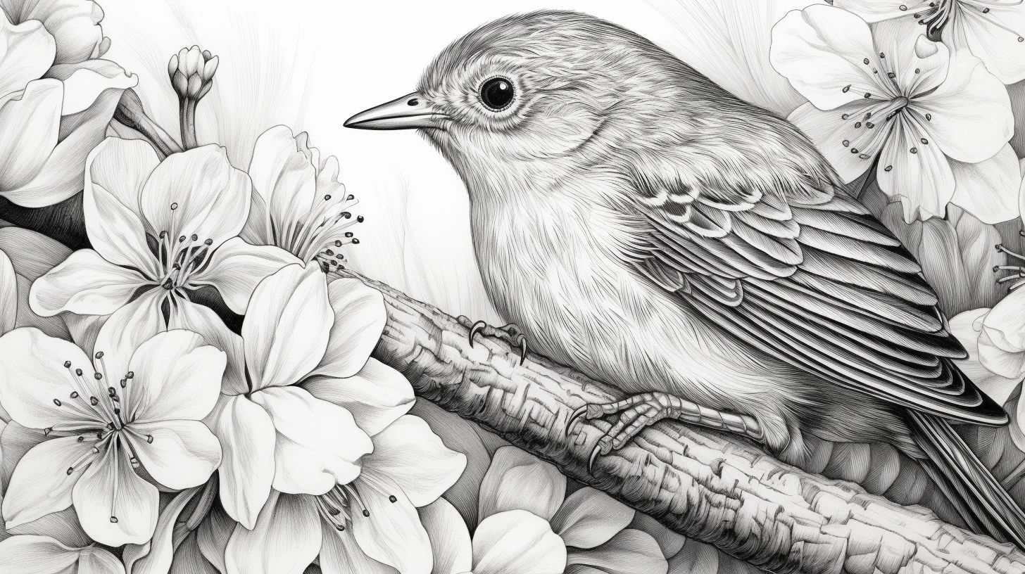 nature bird coloring