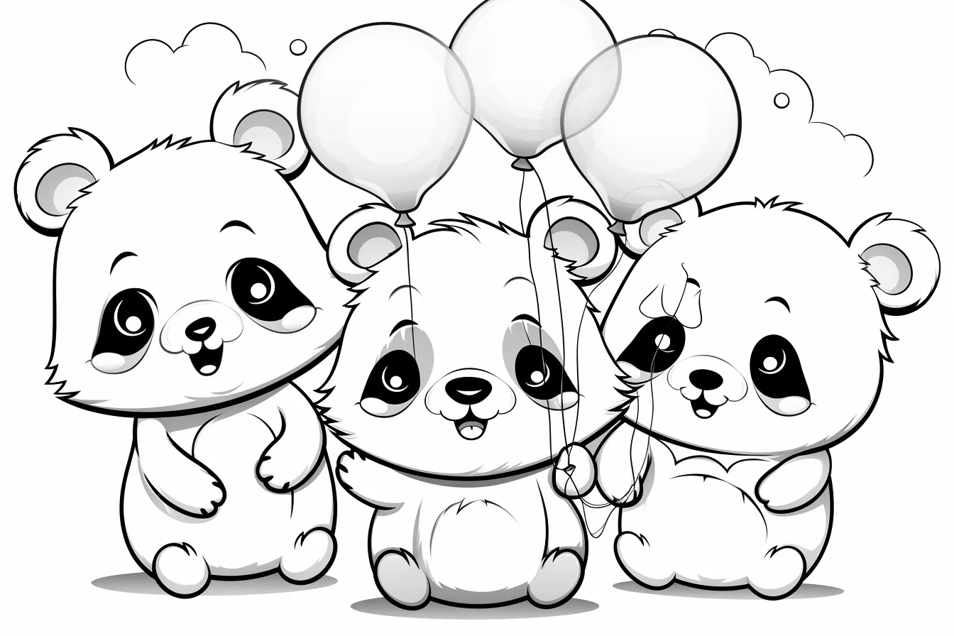 panda coloring pages for free