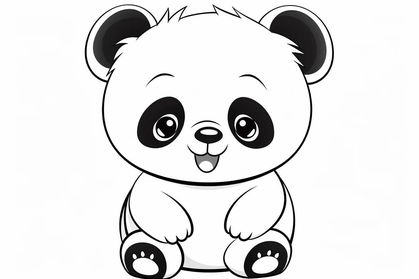 panda coloring pages printable