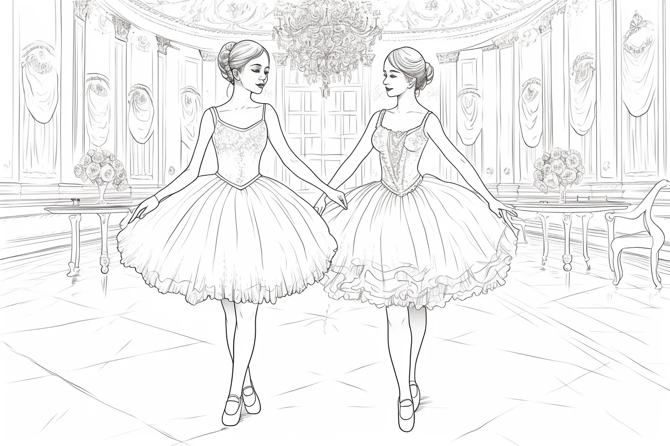 printable ballerina coloring pages