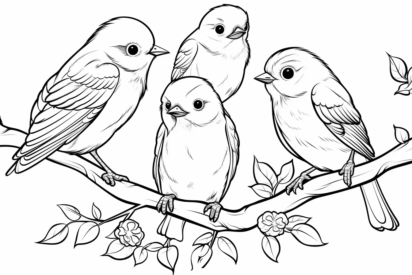 printable bird coloring pages for kids