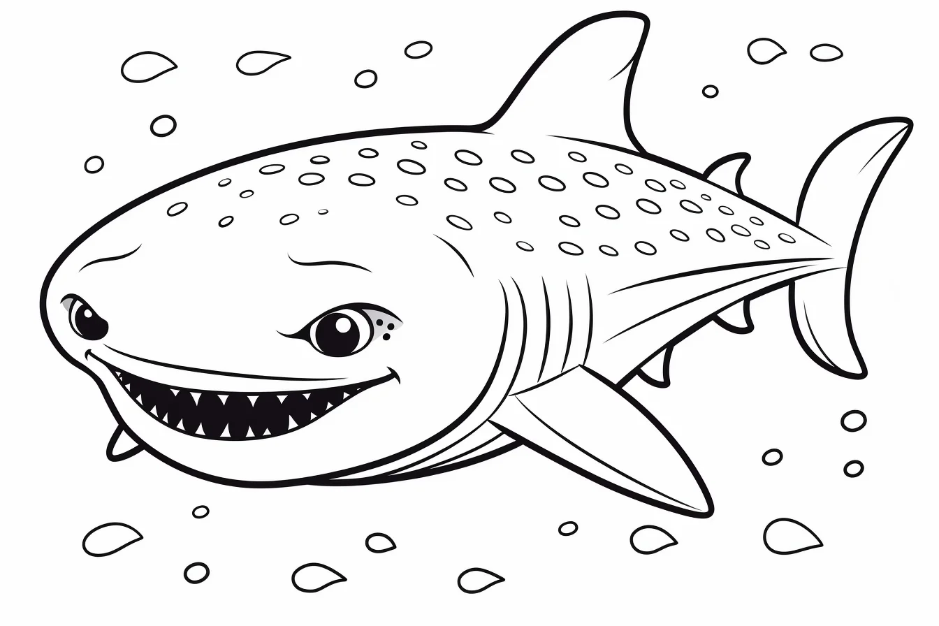 printable coloring pages for kids baby shark