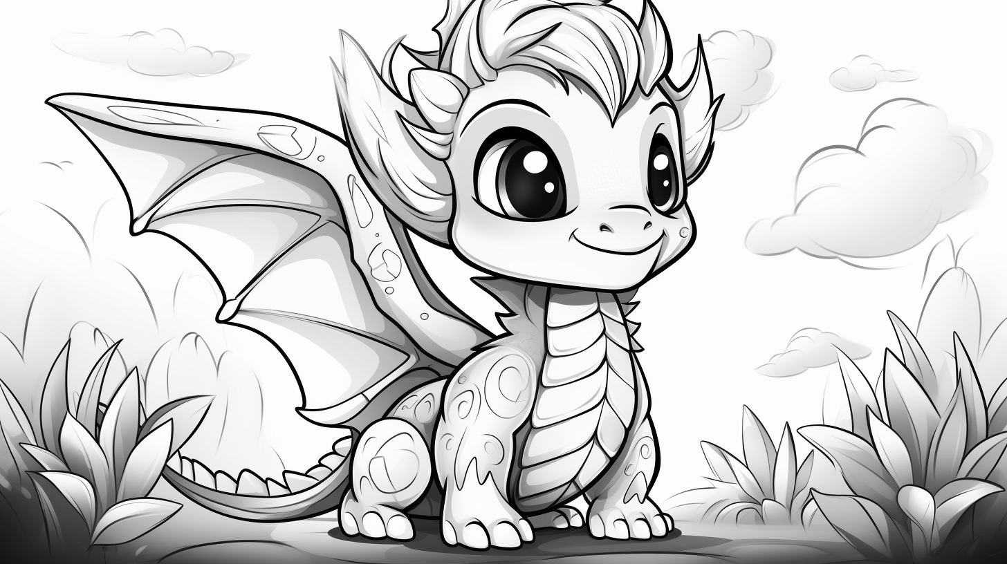 printable realistic dragon coloring pages