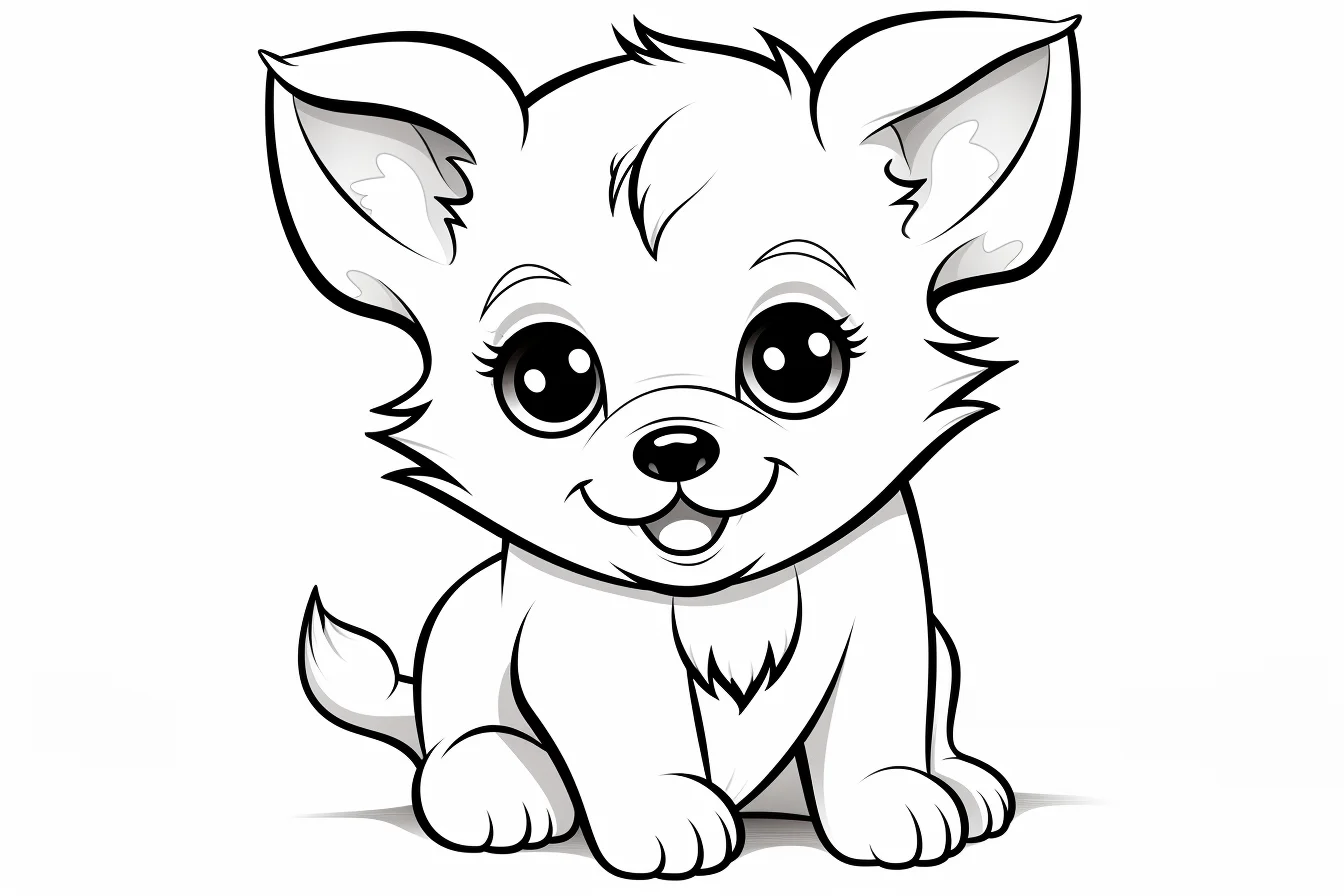 puppy coloring pages free