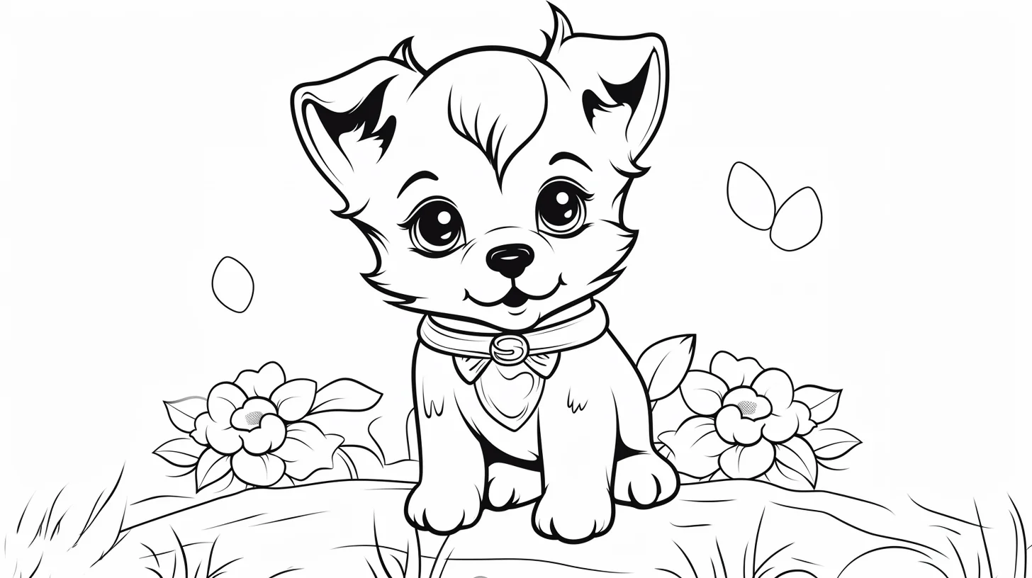 puppy dog coloring pages