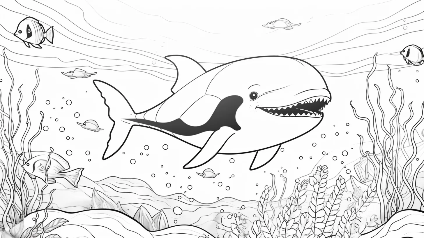 realistic orca coloring pages