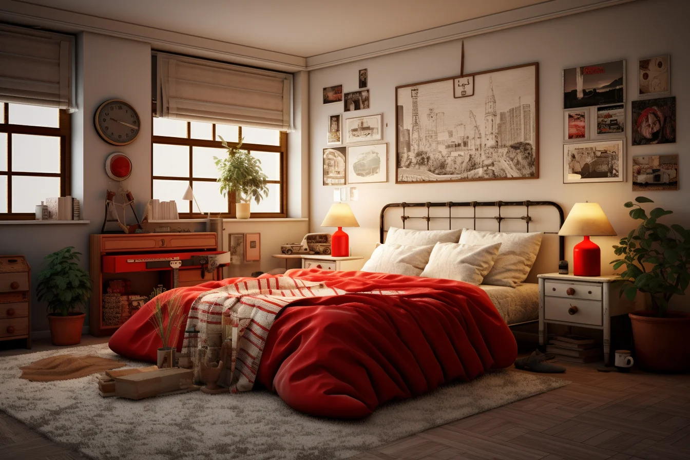 retro bedroom aesthetic ideas