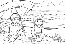 summer coloring worksheets for preschoolers