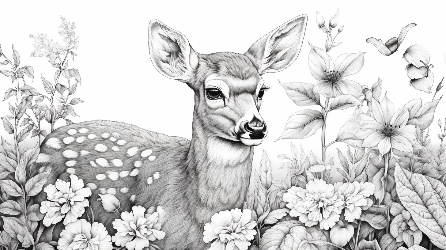 the beautiful nature coloring book