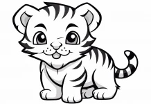 tiger coloring pages free printable