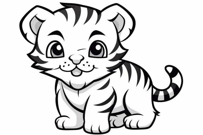 tiger coloring pages free printable