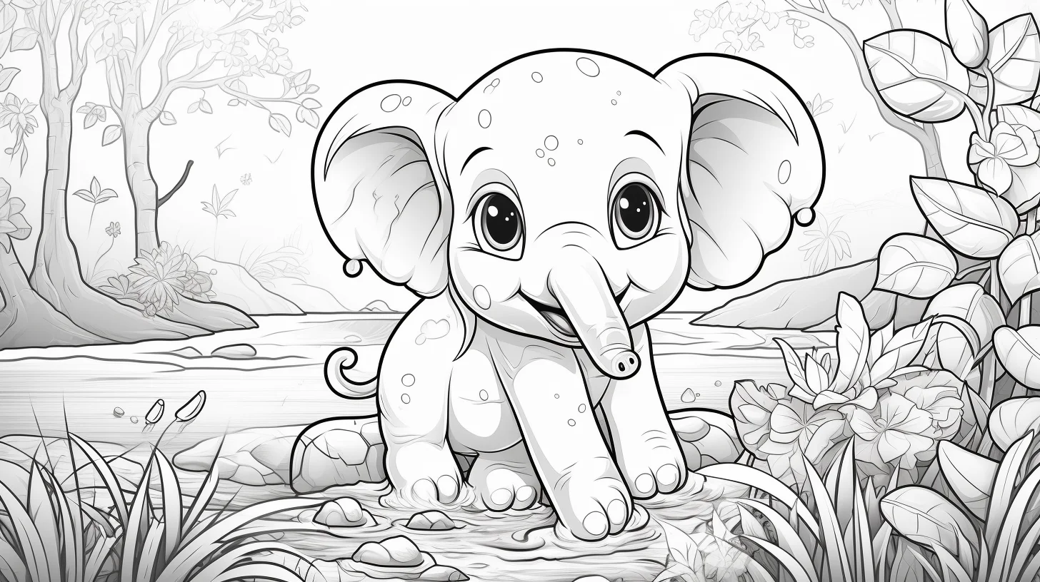 zoo animal coloring pages