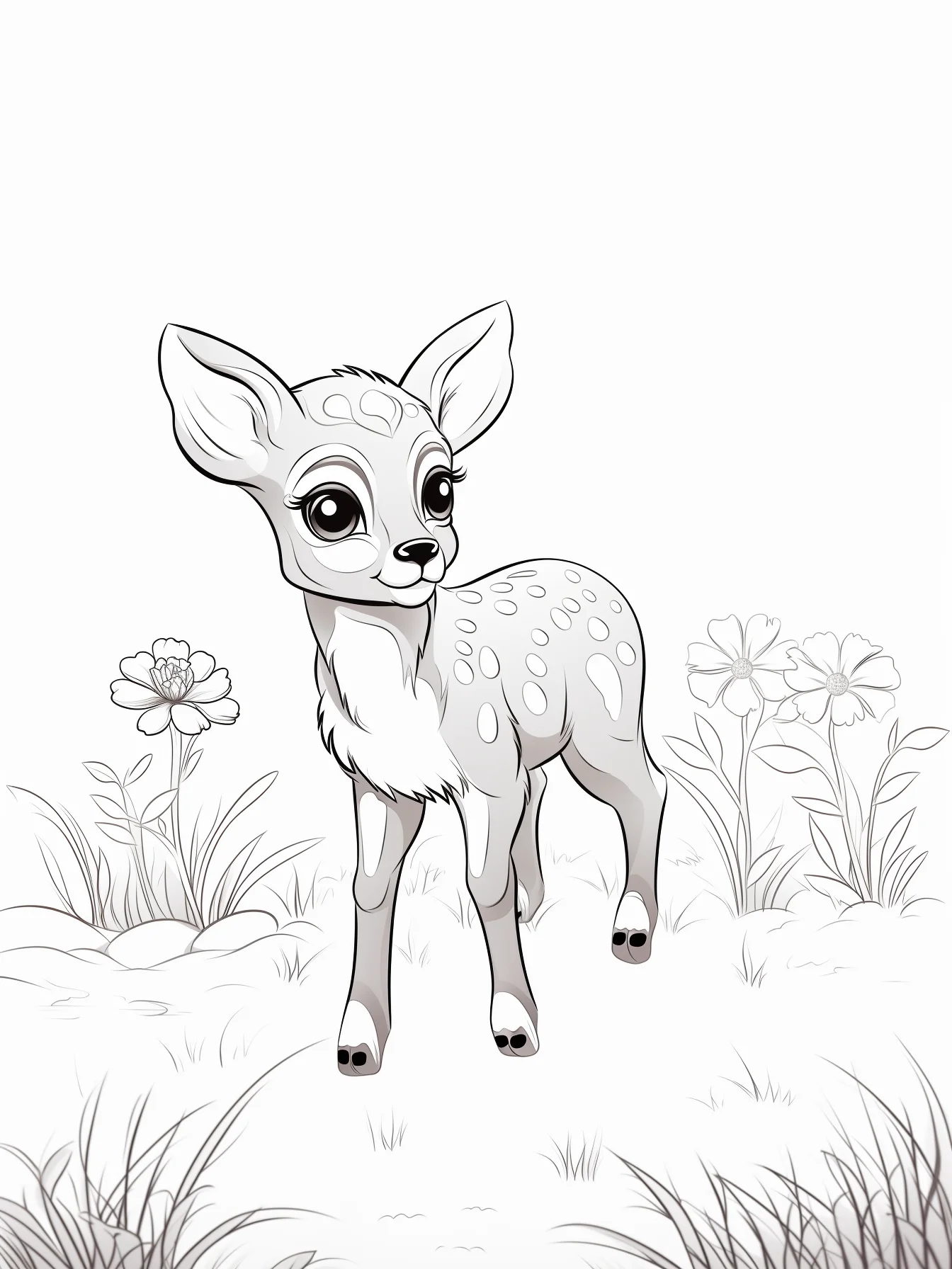 Deer Coloring Pages Free