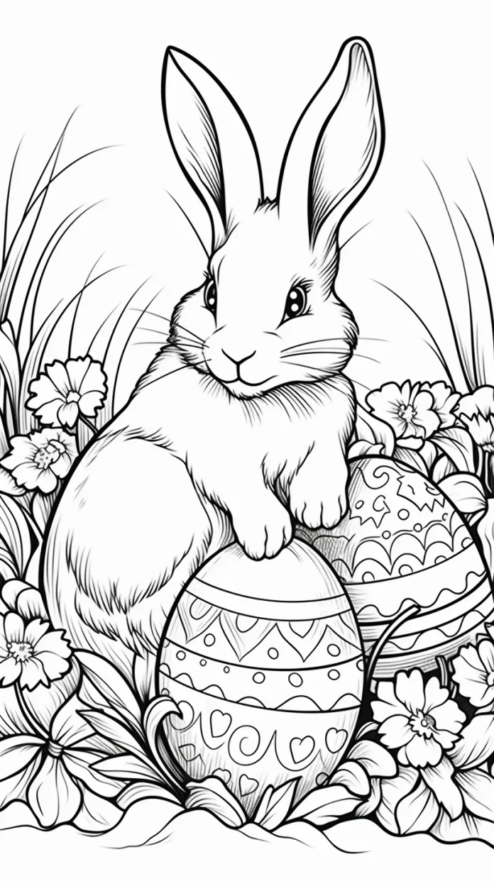 cute easter coloring pages printable