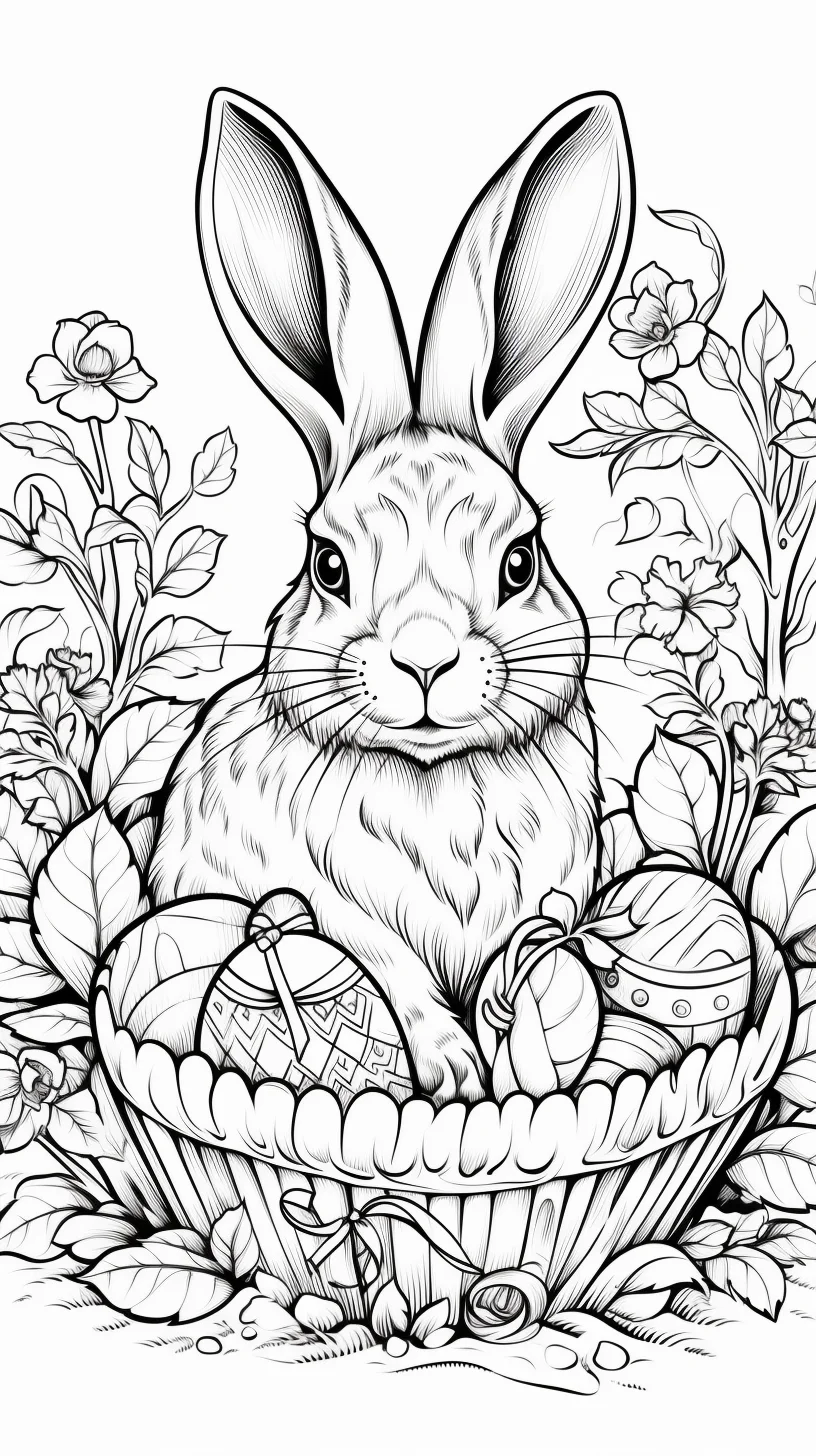 cute free printable easter coloring pages