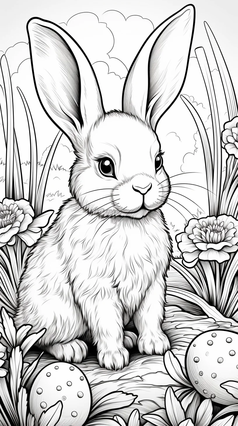 cute free printable easter coloring pages